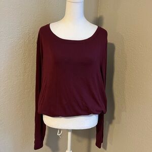 Ava & Viv Maroon Long Sleeve